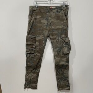 Wrangler Regular Taper Camouflage Cargo Pants Men Size 32x30